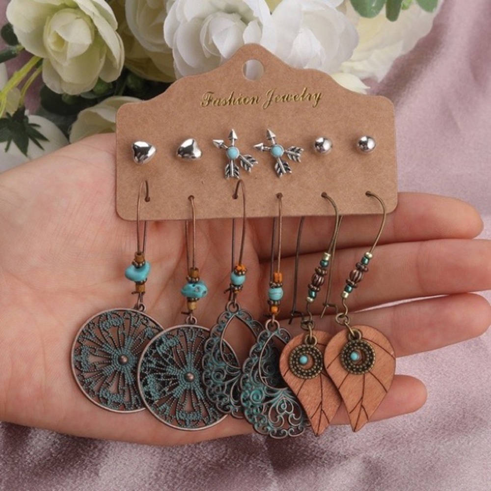 Set of 6 Earrings